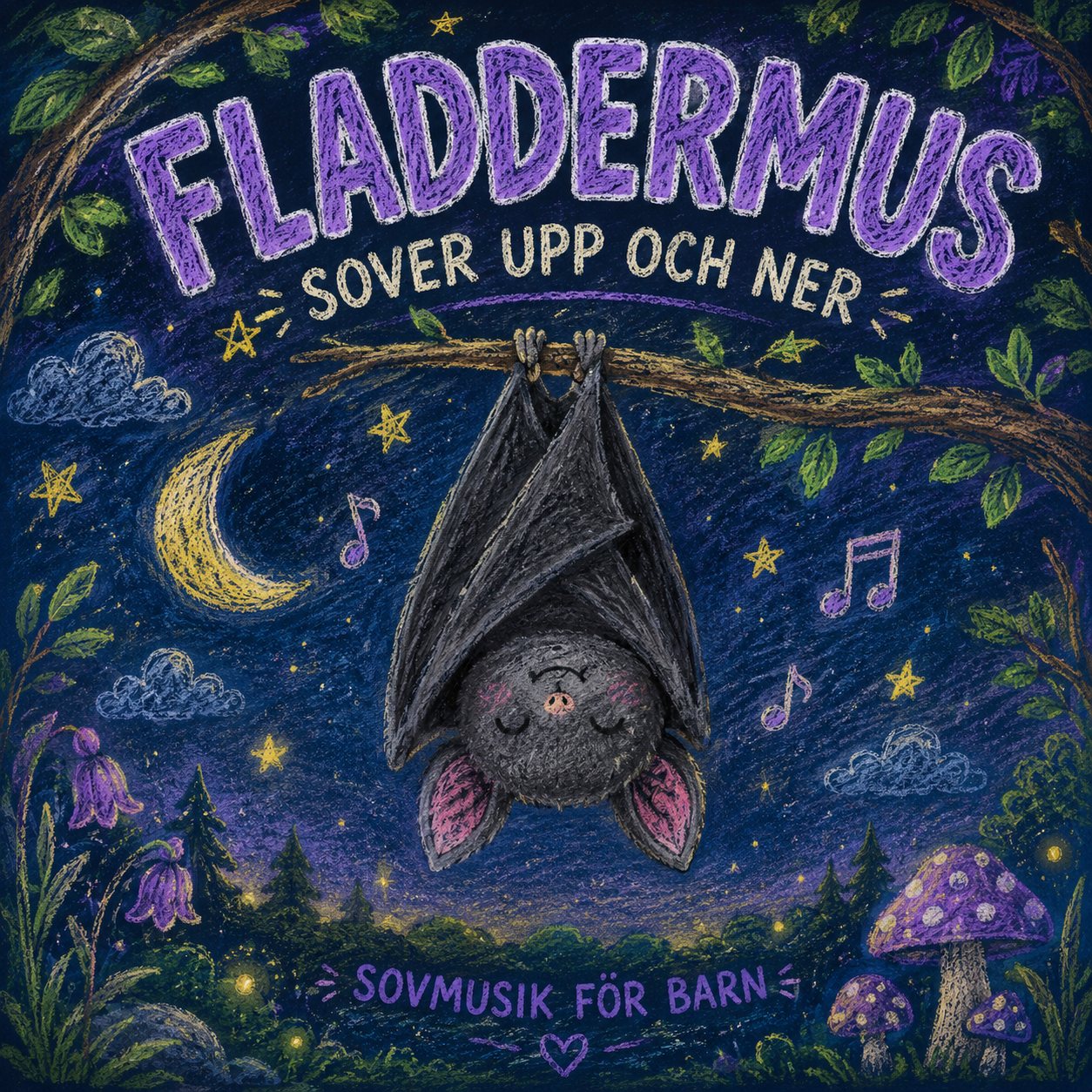 fladdermus 1 Omslag till FLADDERMUS (Sover upp och ner)