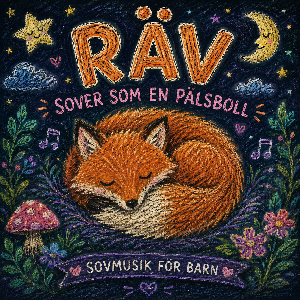 rav 1 Omslag till RÄV (Sover som en pälsboll)