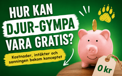 Hur kan DJUR-GYMPA vara gratis? Därför kostar konceptet 0 kr